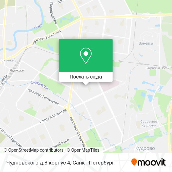 Карта Чудновского д.8 корпус 4