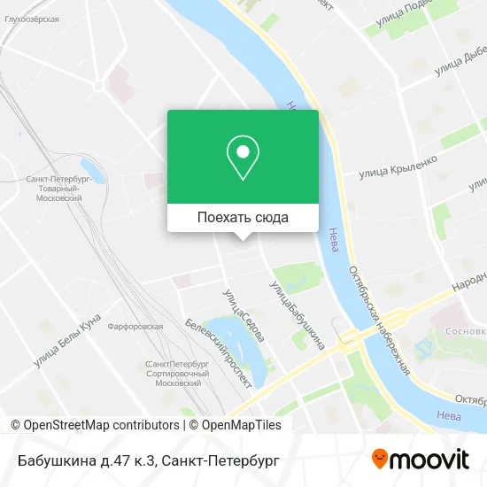 Карта Бабушкина д.47 к.3