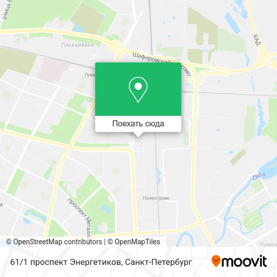 Карта 61/1 проспект Энергетиков