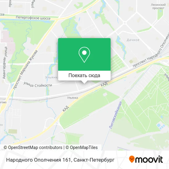 Карта Народного Ополчения 161