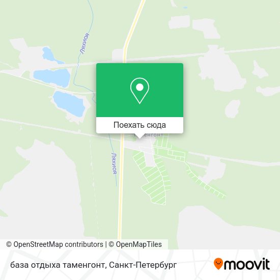 Карта база отдыха таменгонт