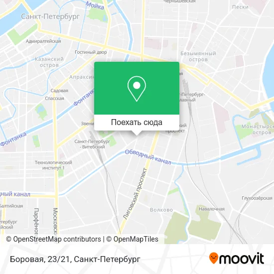 Карта Боровая, 23/21
