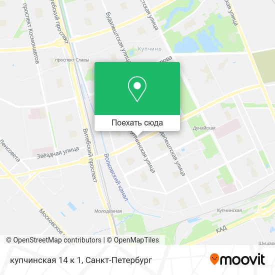 Карта купчинская 14 к 1