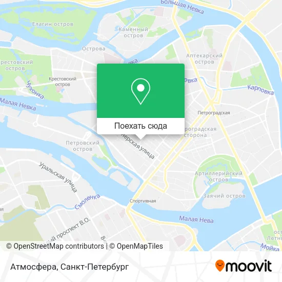 Карта Атмосфера