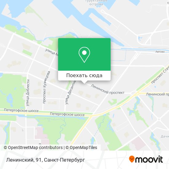 Карта Ленинский, 91