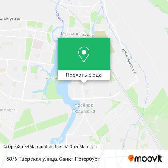 Карта 58/6 Тверская улица