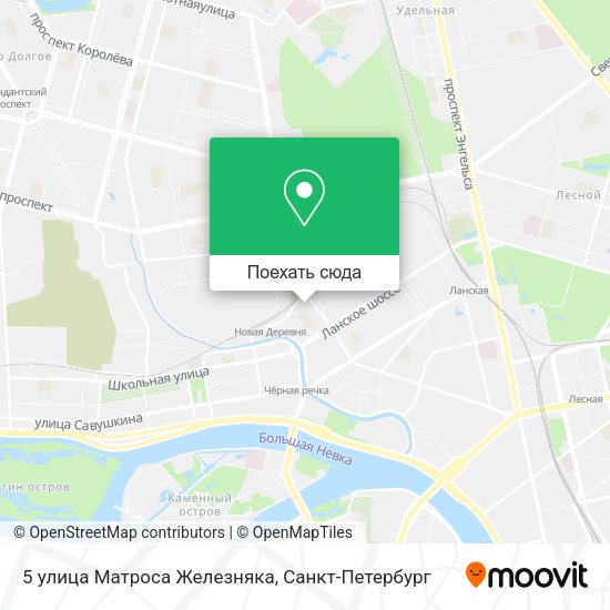 Карта 5 улица Матроса Железняка