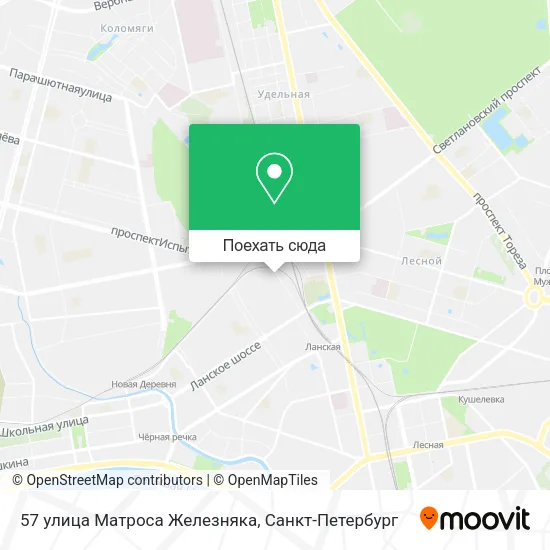 Карта 57 улица Матроса Железняка