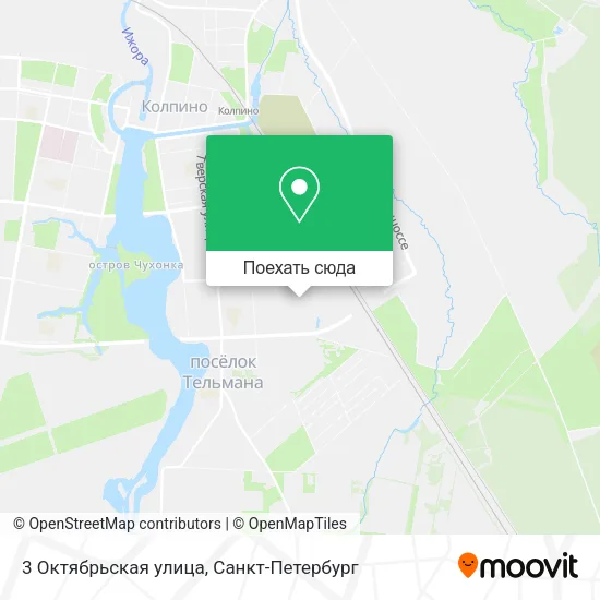 Карта 3 Октябрьская улица