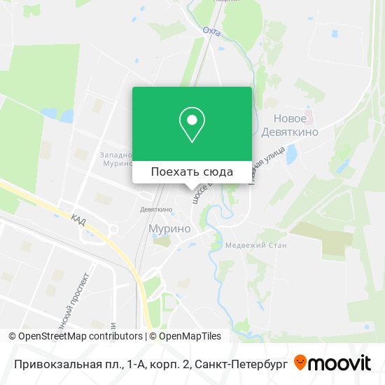 Карта Привокзальная пл., 1-А,  корп. 2