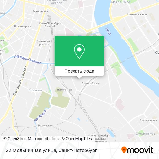 Карта 22 Мельничная улица