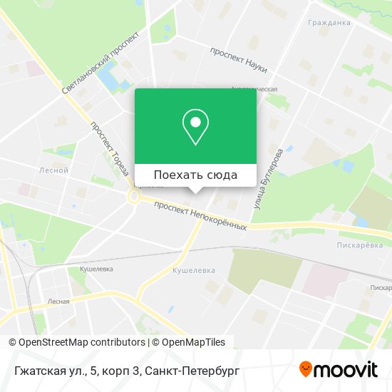 Карта Гжатская ул., 5, корп 3