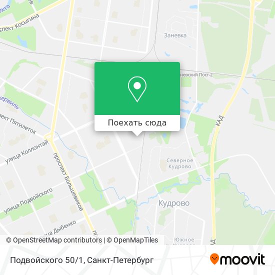 Карта Подвойского 50/1