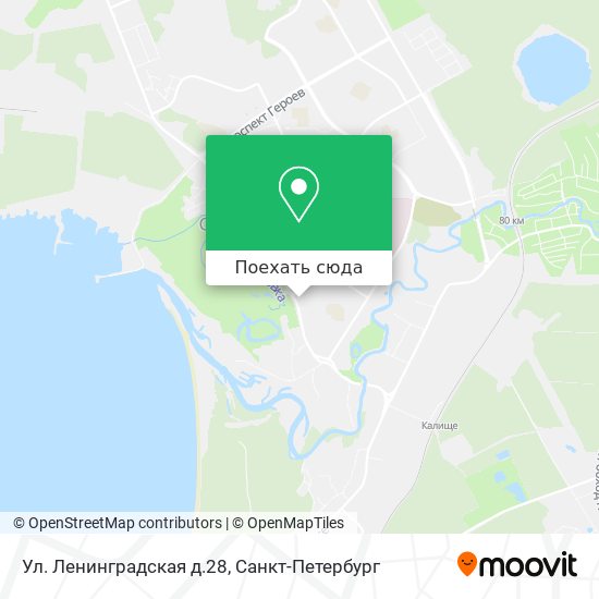 Карта Ул. Ленинградская д.28