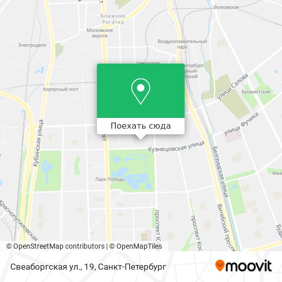 Карта Свеаборгская ул., 19
