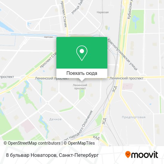 Карта 8 бульвар Новаторов