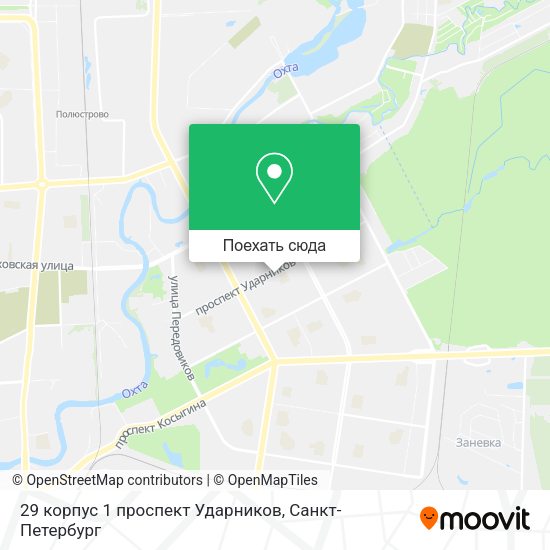 Карта 29 корпус 1 проспект Ударников