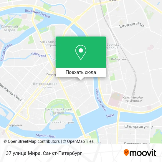 Карта 37 улица Мира