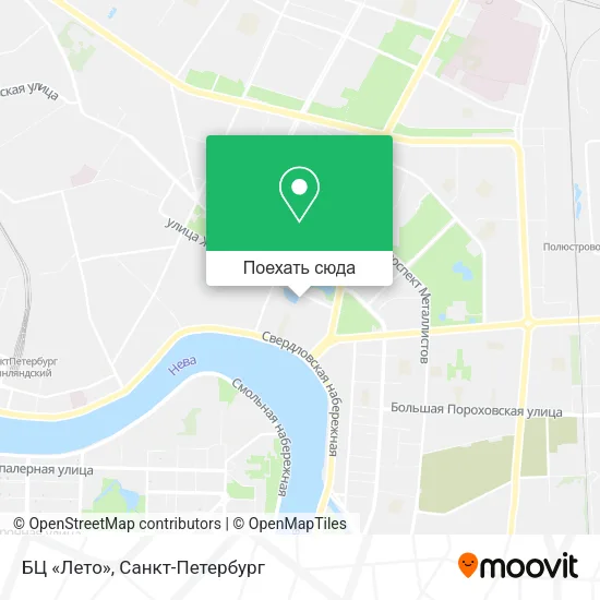 Карта БЦ «Лето»