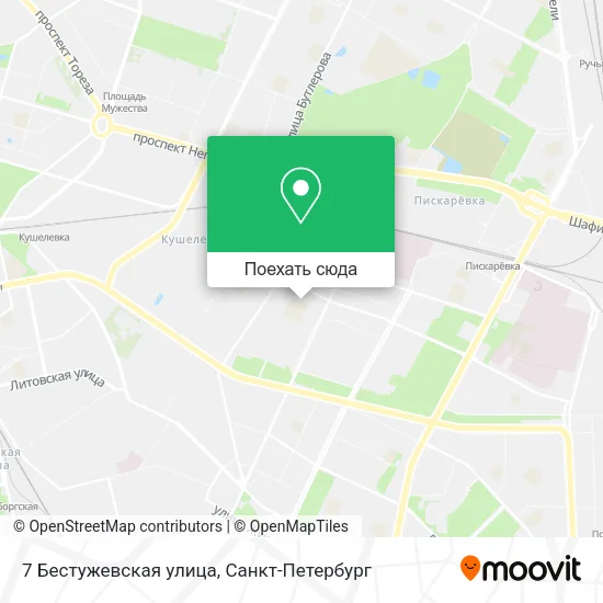 Карта 7 Бестужевская улица