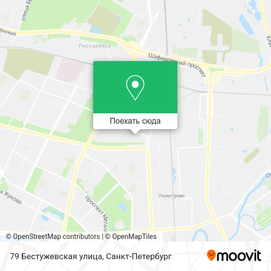 Карта 79 Бестужевская улица