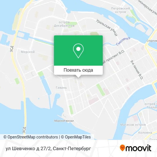 Карта ул Шевченко д 27/2