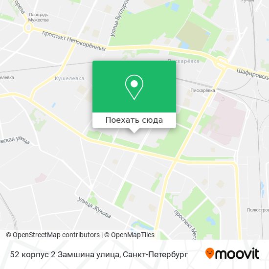 Карта 52 корпус 2 Замшина улица