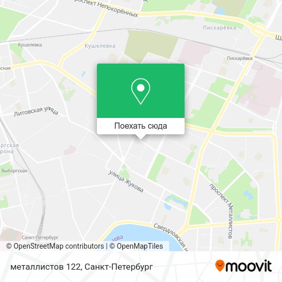 Карта металлистов 122