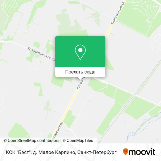 Карта КСК "Бэст", д. Малое Карлино