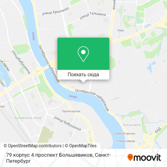 Карта 79 корпус 4 проспект Большевиков