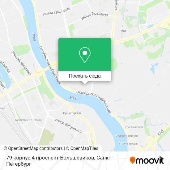 Карта 79 корпус 4 проспект Большевиков