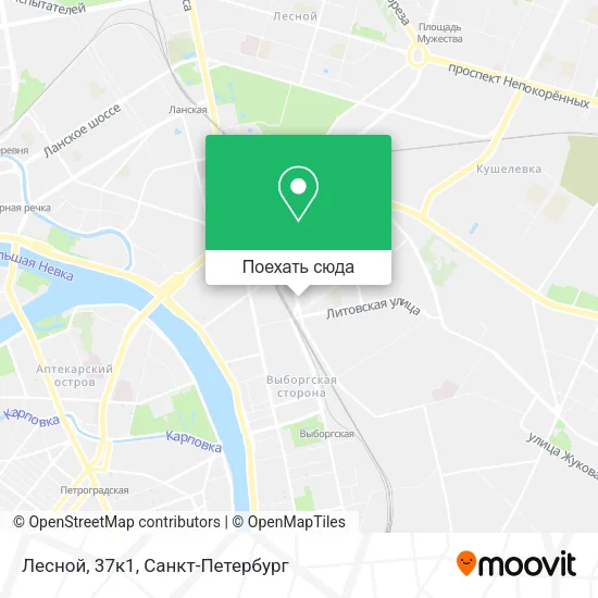 Карта Лесной, 37к1