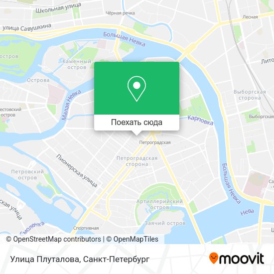 Карта Улица Плуталова