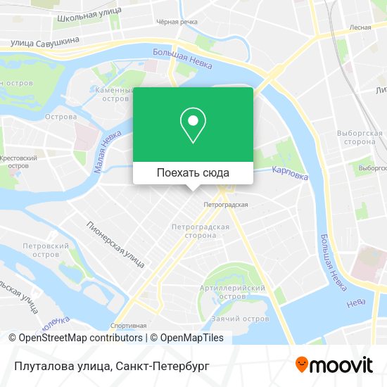 Карта Плуталова улица
