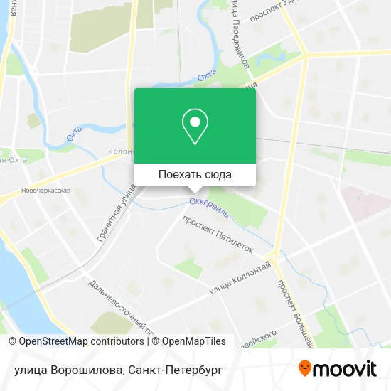 Карта улица Ворошилова