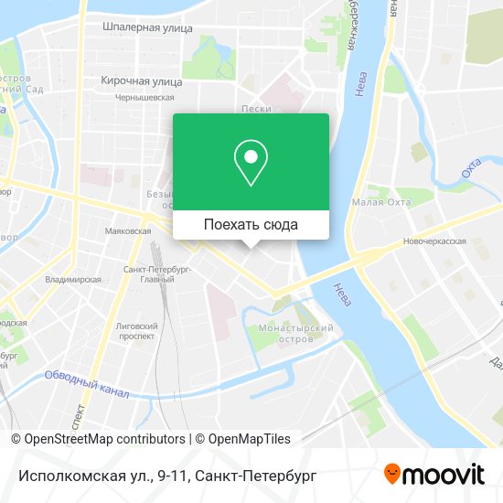Карта Исполкомская ул., 9-11