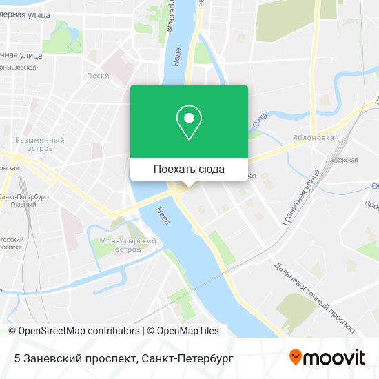 Карта 5 Заневский проспект