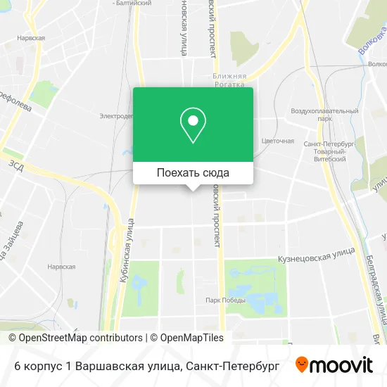 Карта 6 корпус 1 Варшавская улица