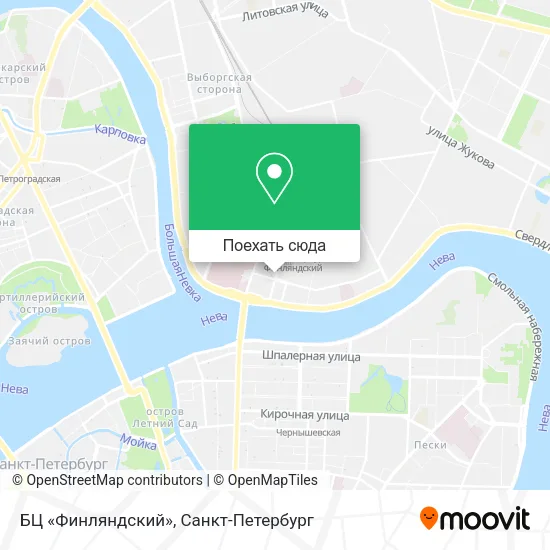 Карта БЦ «Финляндский»