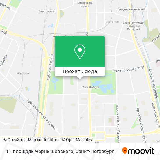 Карта 11 площадь Чернышевского