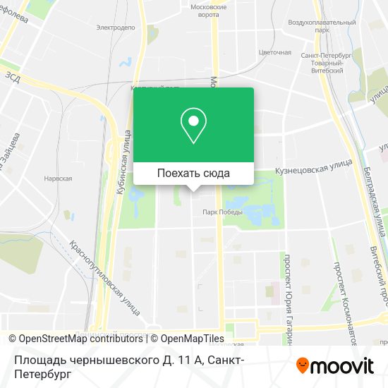 Карта Площадь чернышевского Д. 11 А