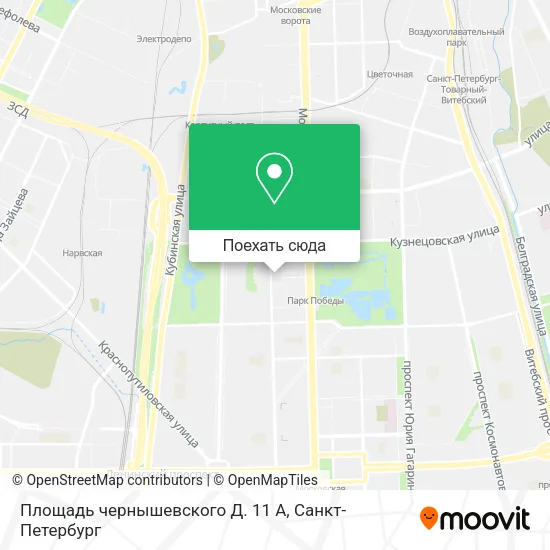 Карта Площадь чернышевского Д. 11 А