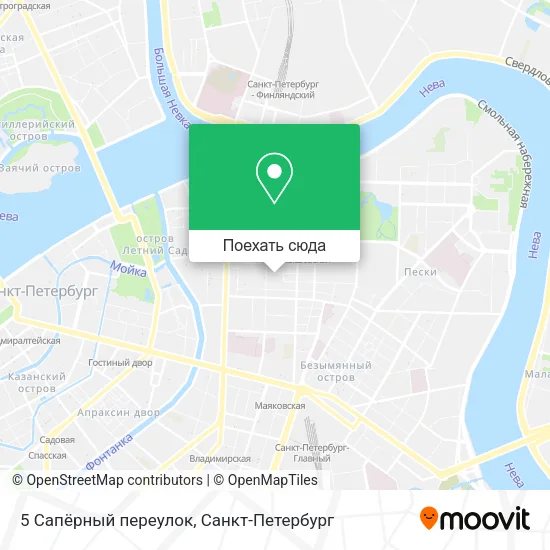 Карта 5 Сапёрный переулок