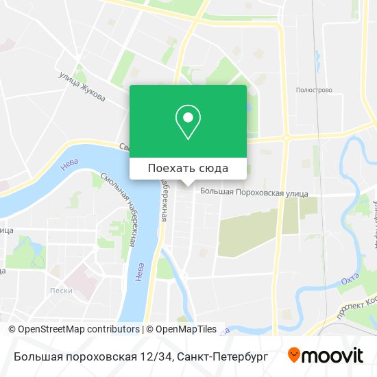 Карта Большая пороховская 12/34