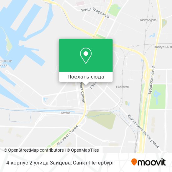 Карта 4 корпус 2 улица Зайцева