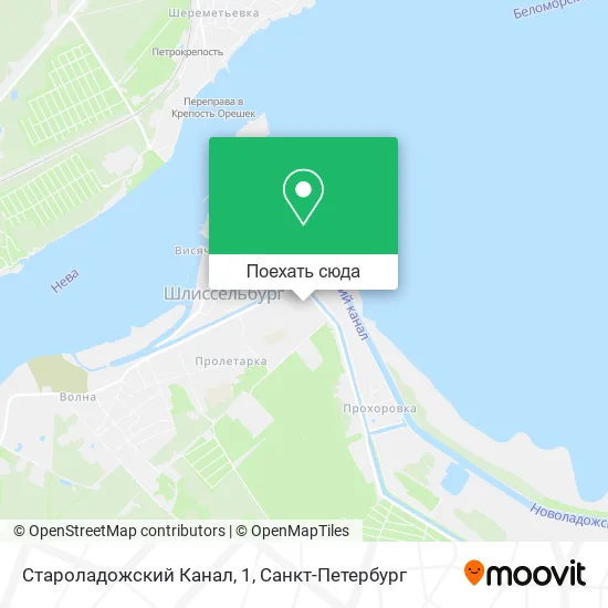 Карта Староладожский Канал, 1