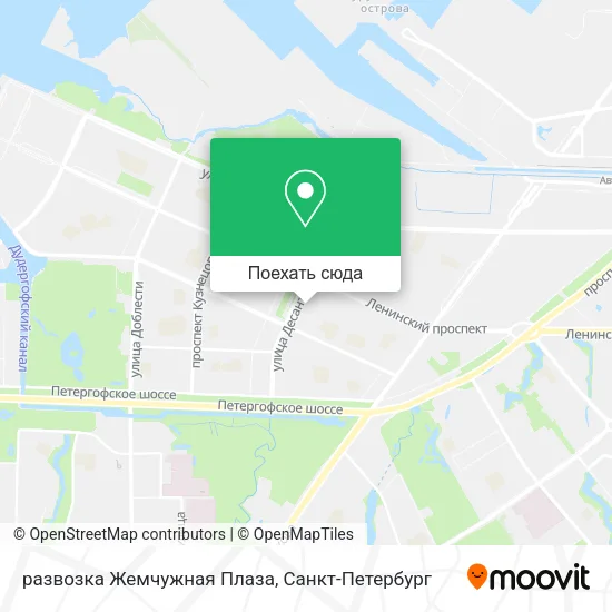 Карта развозка Жемчужная Плаза