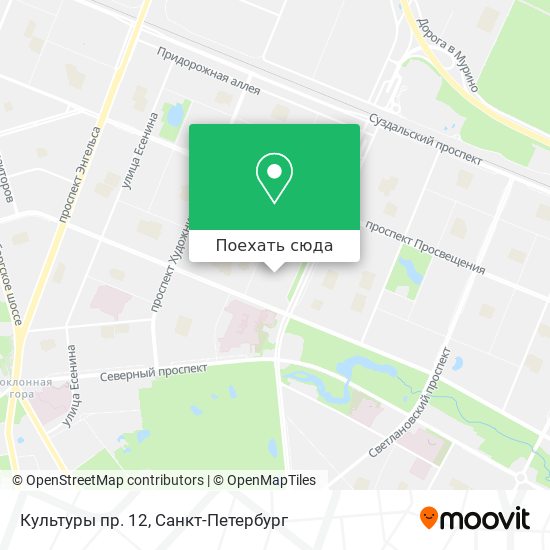 Карта Культуры пр. 12