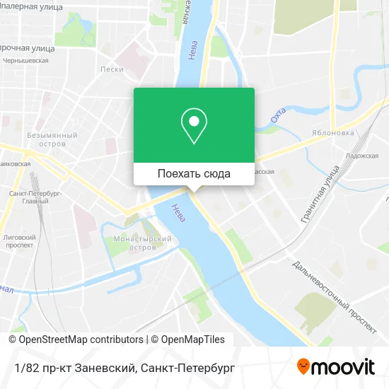 Карта 1/82 пр-кт Заневский