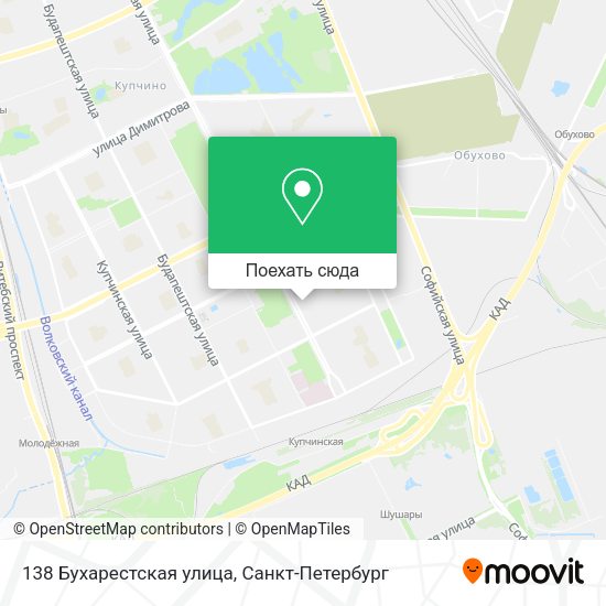 Карта 138 Бухарестская улица